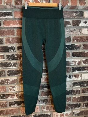 Victorias Secret PINK Seamless Workout Legging Green Ensign Size Medium